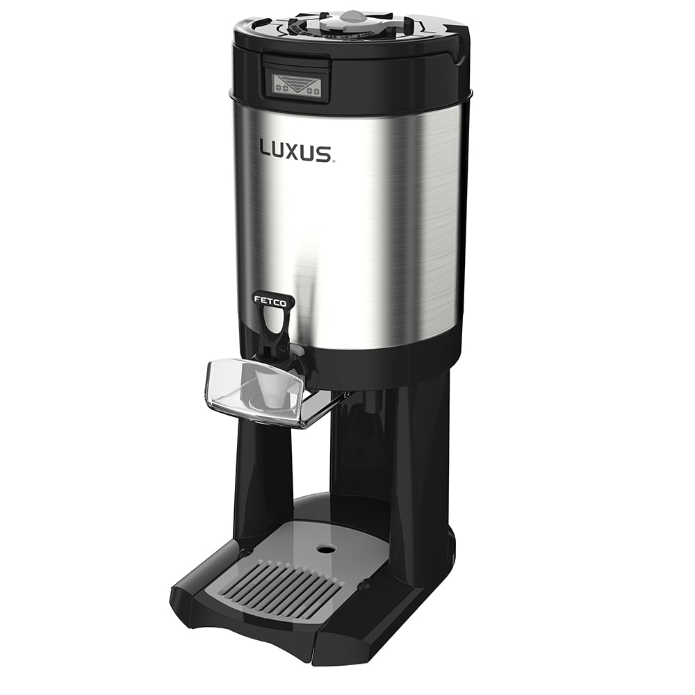 Fetco L4D-15 1 1/2 gal LUXUS® Thermal Coffee Dispenser, Black/Stainless Steel