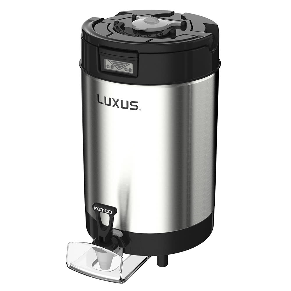 Fetco L4S-20 2 gal LUXUS® Thermal Coffee Dispenser, Black/Stainless Steel