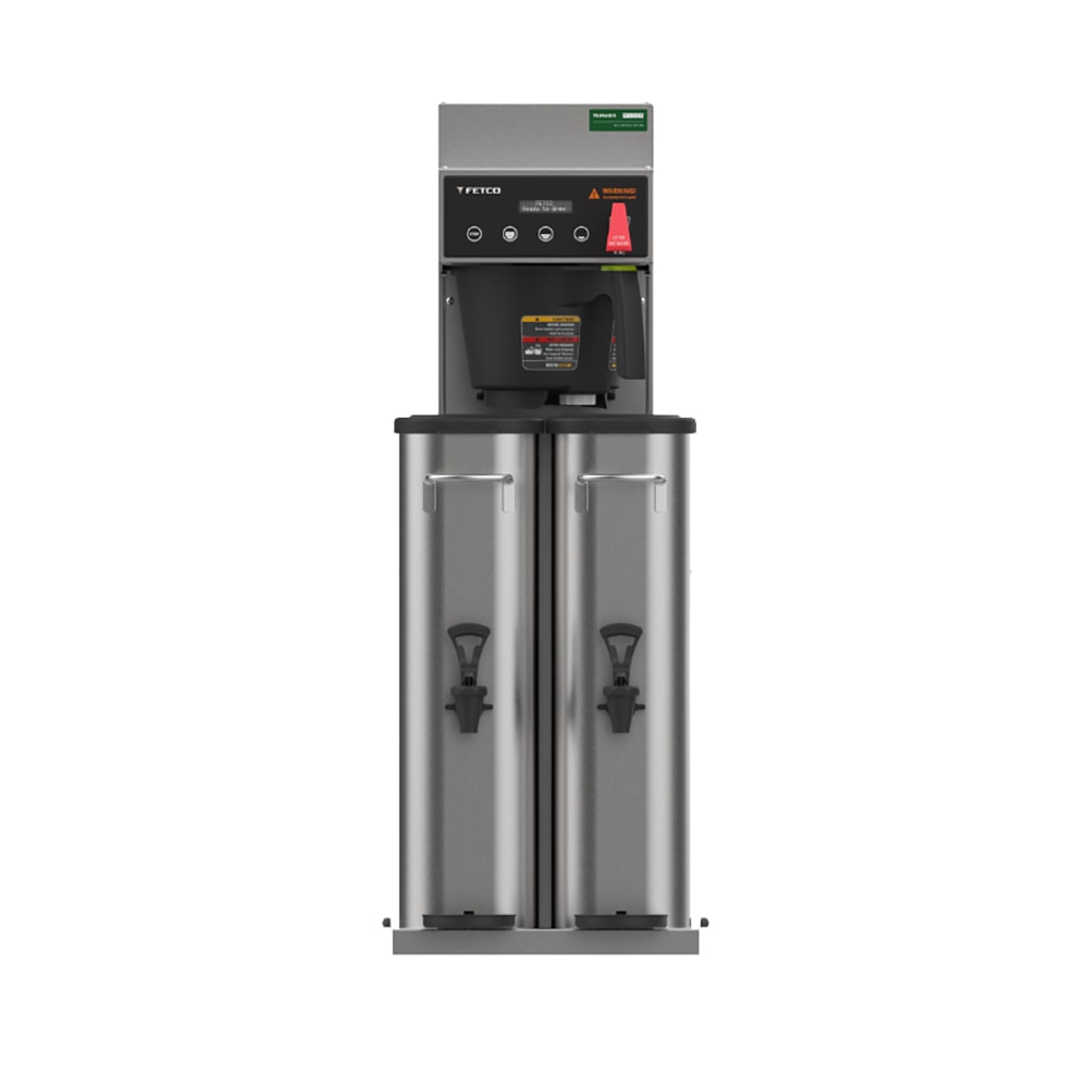 Fetco TBS-1222 3 1/2 gal Twin Iced Tea Brewer w/ Digital Controls, 120v
