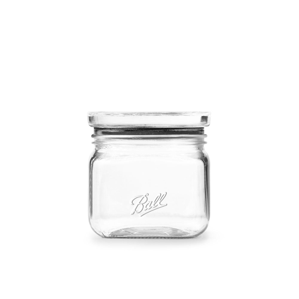 Ball 2133569 32 oz Plain Storage Jar w/ Lid - Super Wide Mouth