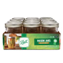 Ball 66000ZFP 16 oz Plain Mason Jar w/ SureTight™ Lid & Band - Wide Mouth thumbnail 2