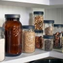 Ball 68100ZFP 64 oz Plain Mason Jar w/ SureTight™ Lid & Band - Wide Mouth thumbnail 6