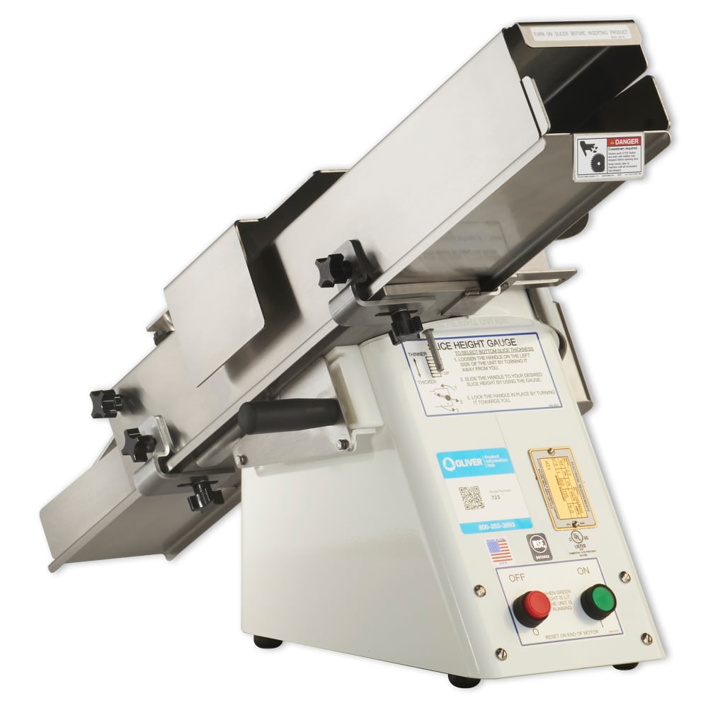 Oliver 723-N Bun & Bagel Slicer w/ Adjustable Cutting Blade, 115v