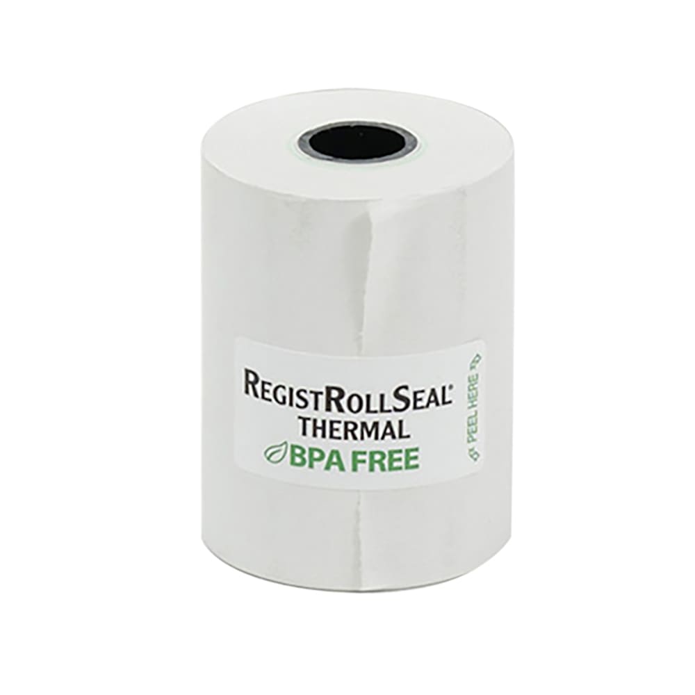 National Checking Company Thermal Register Roll - 2 1/4" x 80', White (7225-80SP)