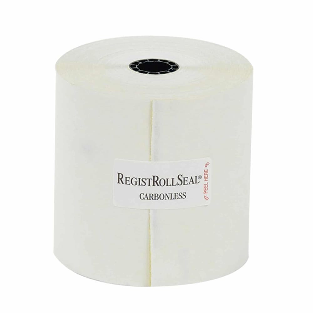National Checking Company Carbonless Register Roll - 3" x 90', White (2300-90)