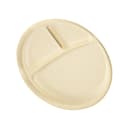 Genera 10 1/4" Round Disposable Plate w/ (3) Compartments - Molded Fiber, Natural (TPA103CB500IN) thumbnail 3