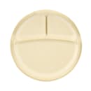 Genera 10 1/4" Round Disposable Plate w/ (3) Compartments - Molded Fiber, Natural (TPA103CB500IN) thumbnail 4