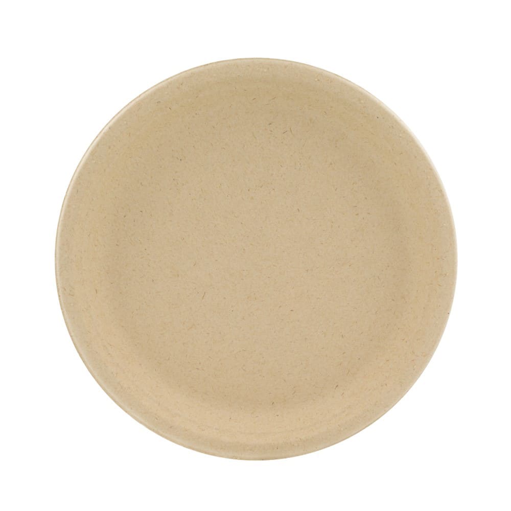Genera 7" Round Disposable Plate - Molded Fiber, Natural (TPA700B101IN)