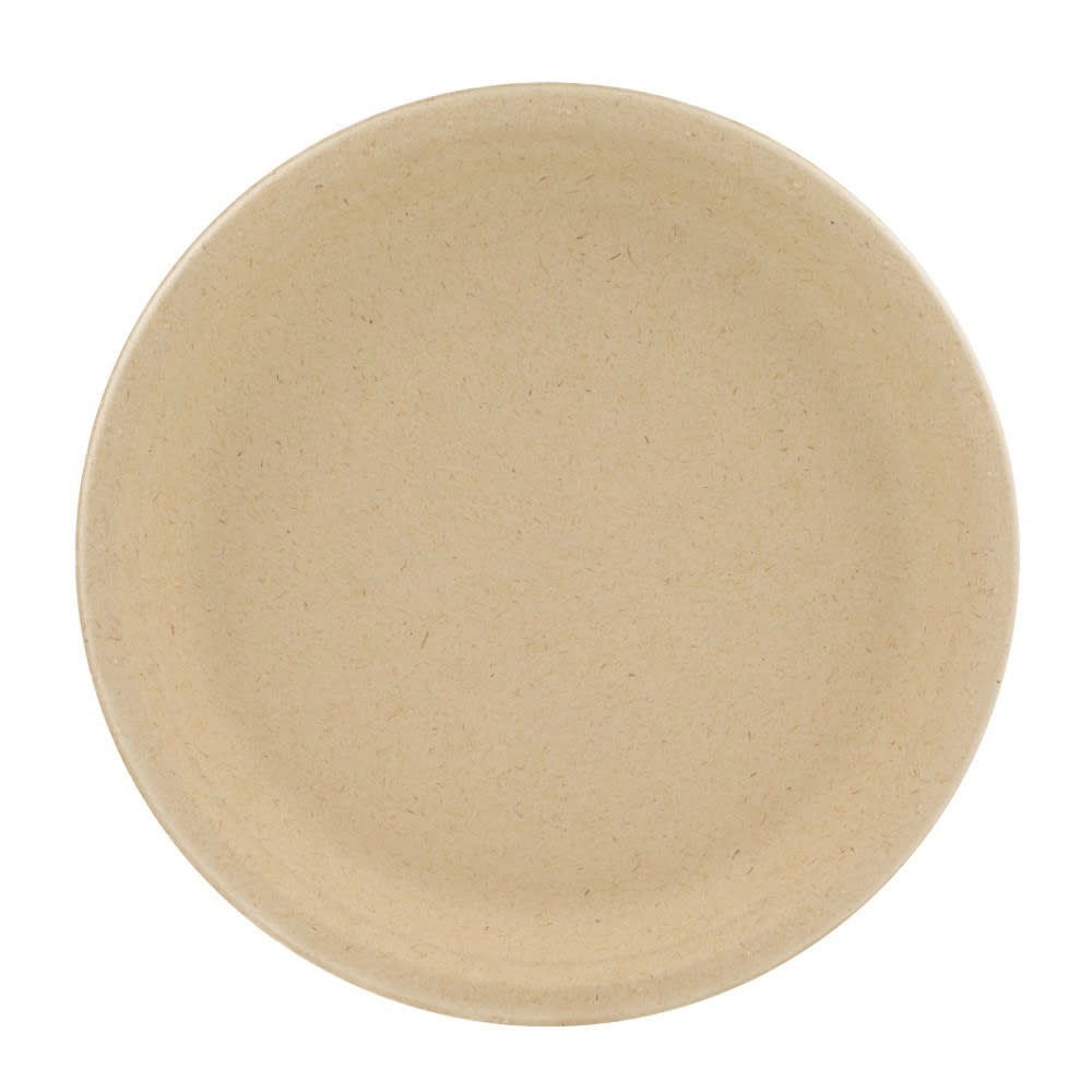Genera 9" Round Disposable Plate - Molded Fiber, Natural (TPA900B500IN)