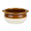 Diversified Ceramics DC12B-TT 10 oz Onion Soup Bowl - Ceramic, Laredo Brown/Clear Speck thumbnail 2