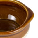 Diversified Ceramics DC12B-TT 10 oz Onion Soup Bowl - Ceramic, Laredo Brown/Clear Speck thumbnail 4