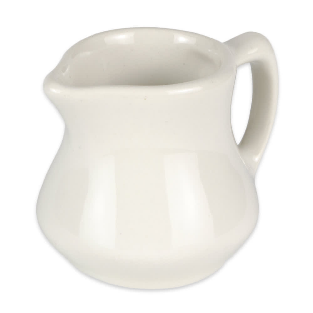 Diversified Ceramics DCI15W 4 oz Ranch Creamer - Ceramic, White