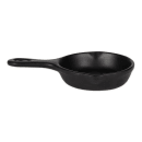 Diversified Ceramics DCI212BI 12 oz Skillet Server - Ceramic, Black Iron thumbnail 2