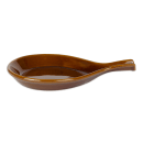 Diversified Ceramics DCI21SLB 18 oz Skillet Server - Ceramic, Laredo Brown thumbnail 3