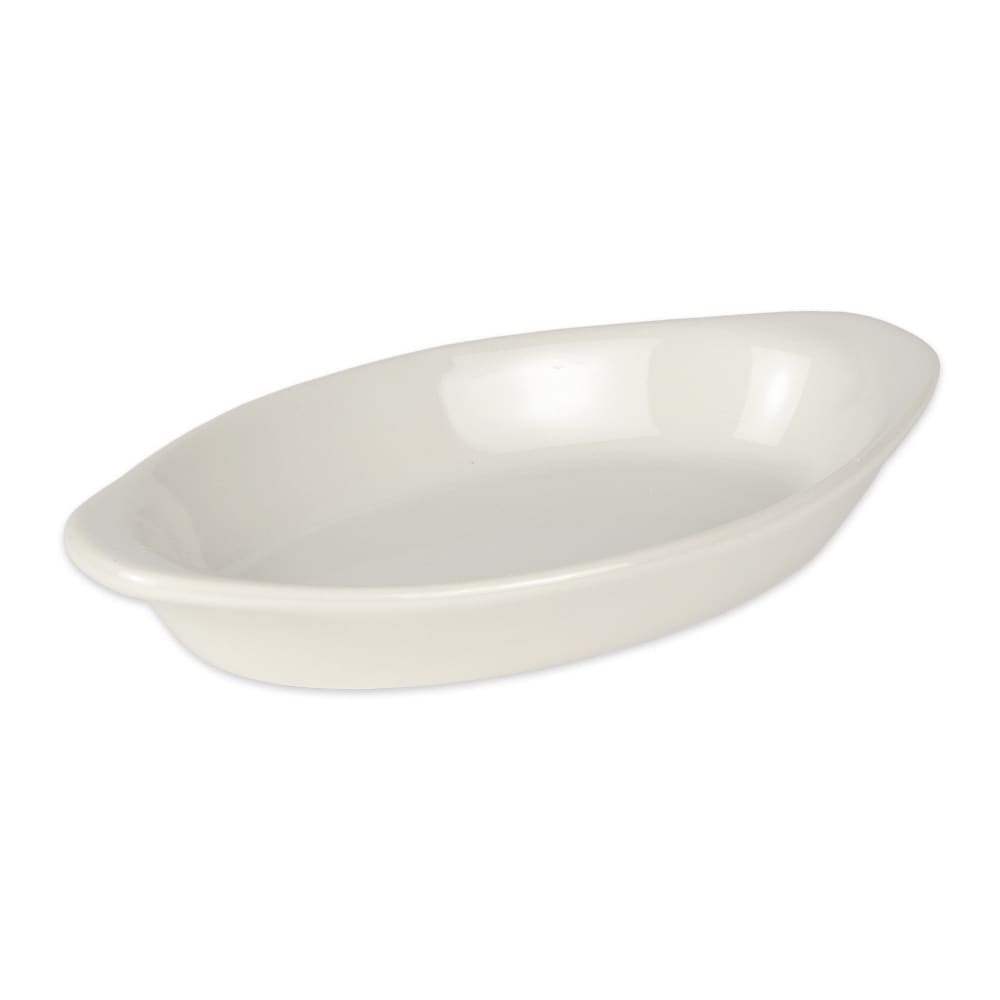 Diversified Ceramics DCI527W 8 oz. Oval, Ceramic Rarebit, White