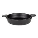 Diversified Ceramics DCI594BI 10 oz. Round, Ceramic Baking Dish, Black thumbnail 2