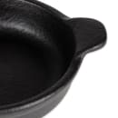 Diversified Ceramics DCI594BI 10 oz. Round, Ceramic Baking Dish, Black thumbnail 4