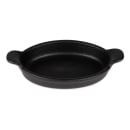 Diversified Ceramics DCI596BI 12 oz. Oval, Ceramic Baking Dish, Black Iron thumbnail 2