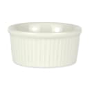 Diversified Ceramics DCI834.5W 4 oz Fluted Ramekin - Ceramic, White thumbnail 2