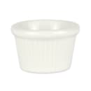 Diversified Ceramics DCI843W 1 oz Fluted Ramekin - Ceramic, White thumbnail 2