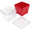 Chef'n 4 1/2" Bramble™ Berry Basket w/ Removable Inner Basket, Red (102-592-005) thumbnail 2