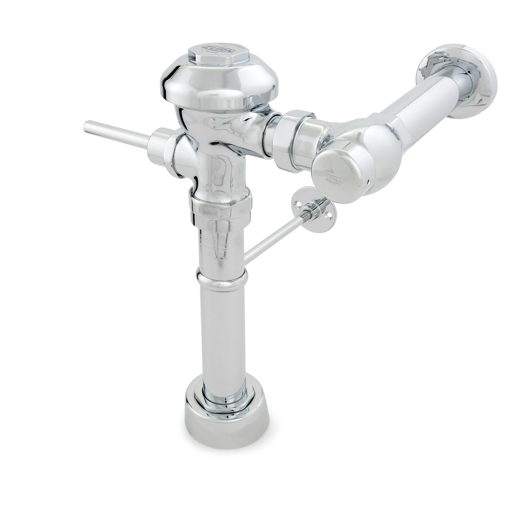 Zurn Industries Z6000PL-HET-YK Exposed Manual Flush Valve Plus w/Solid Ring Pipe Support - 1.28 gpf