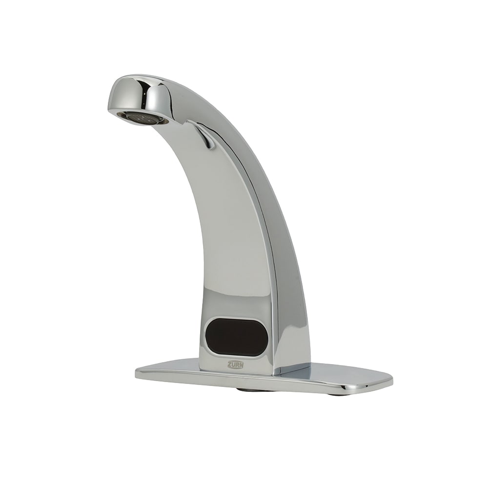 Zurn Industries Z6913-XL-CP4 Deck Mount Sensor Faucet w/ 0.5 gpm Aerator & 4" Cover Plate - Chrome