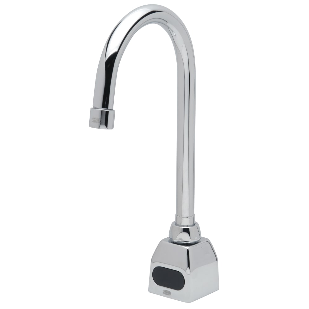 Zurn Industries Z6920-XL-GC Deck Mount Gooseneck Sensor Faucet w/ 0.5 gpm Aerator - 8" Spout, Chrome