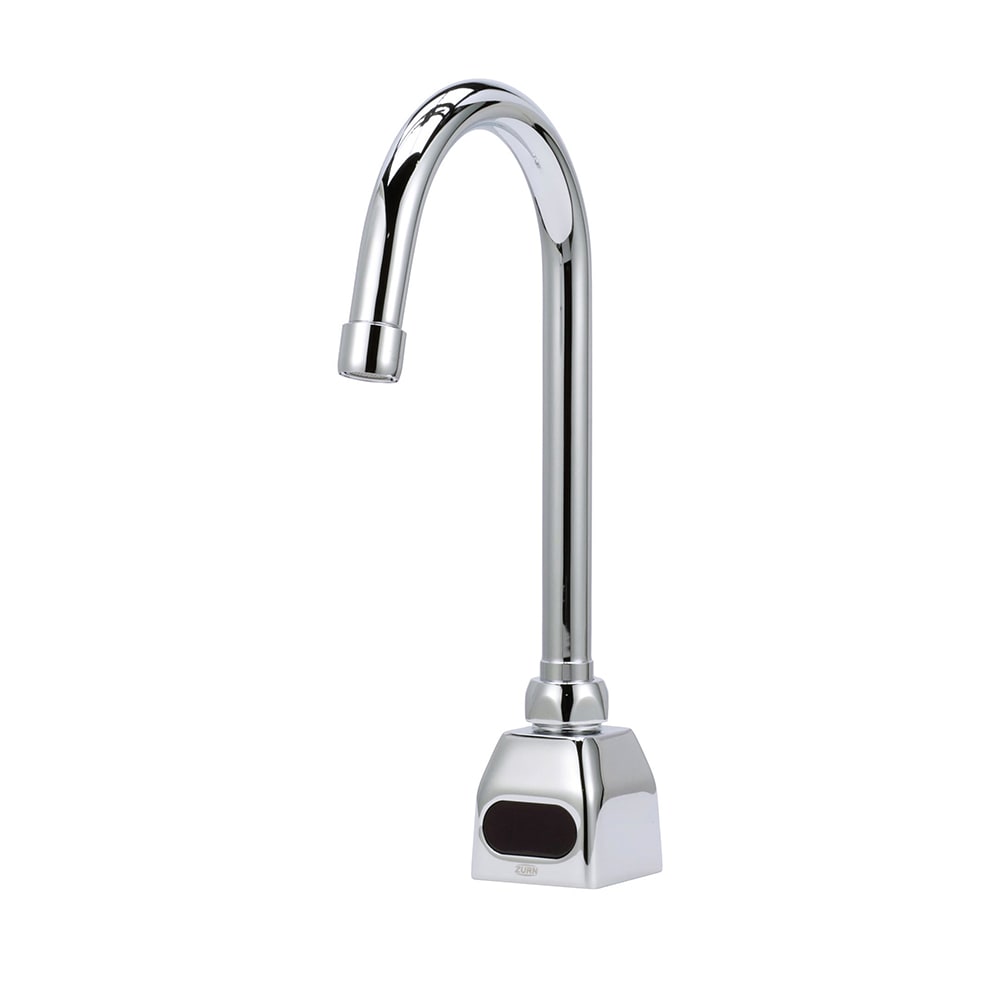 Zurn Industries Z6920-XL-MV Deck Mount Gooseneck Sensor Faucet w/ 0.5 gpm Aerator & Mixing Valve - Chrome