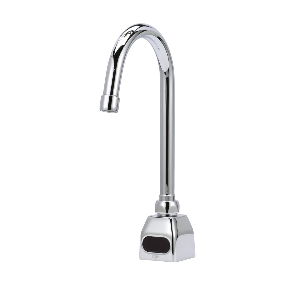 Zurn Industries Z6920-XL-MV-SH Deck Mount Gooseneck Sensor Faucet w/ 0.5 gpm Aerator & Temperature Mixing Valve - Chrome