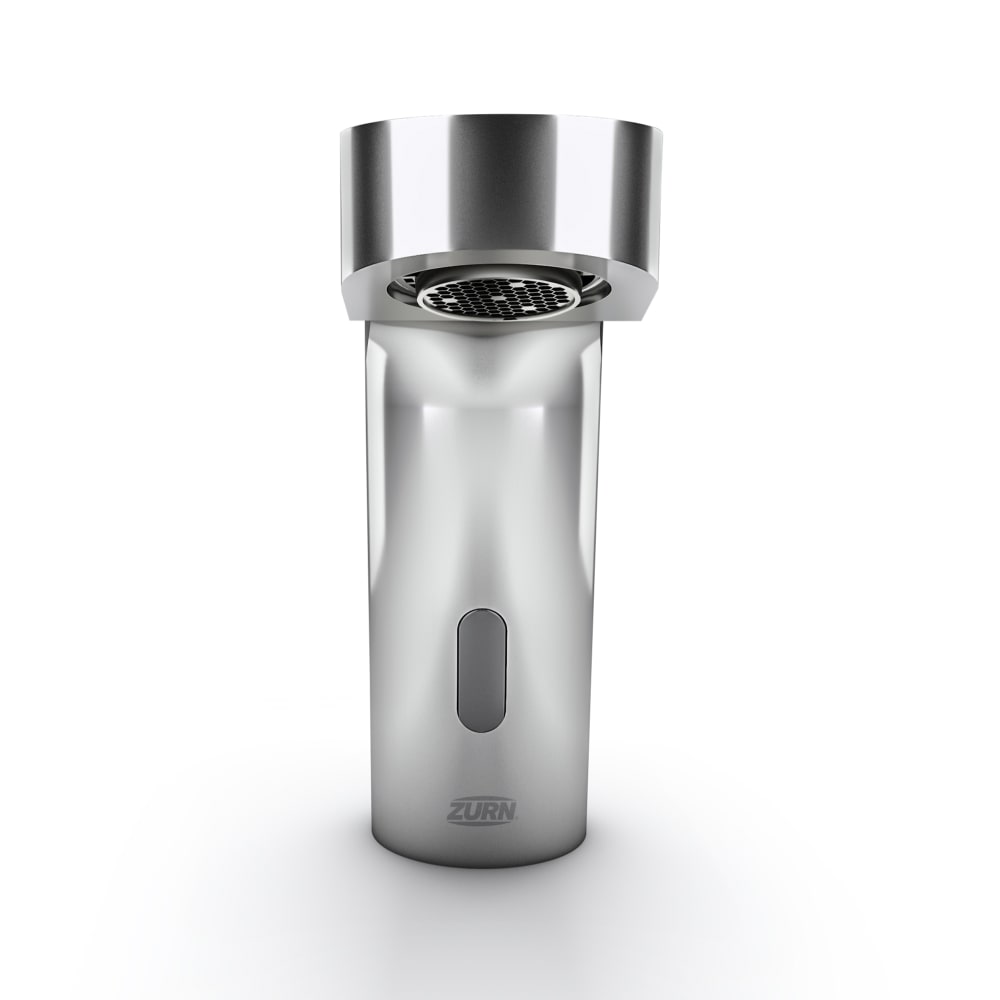 Zurn Industries Z6933-CP4-L-TMV-1 Deck Mount Battery Sensor Faucet w/ 1.0 gpm Aerator & Thermostatic Mixing Valve - 4" Plate, Chrome