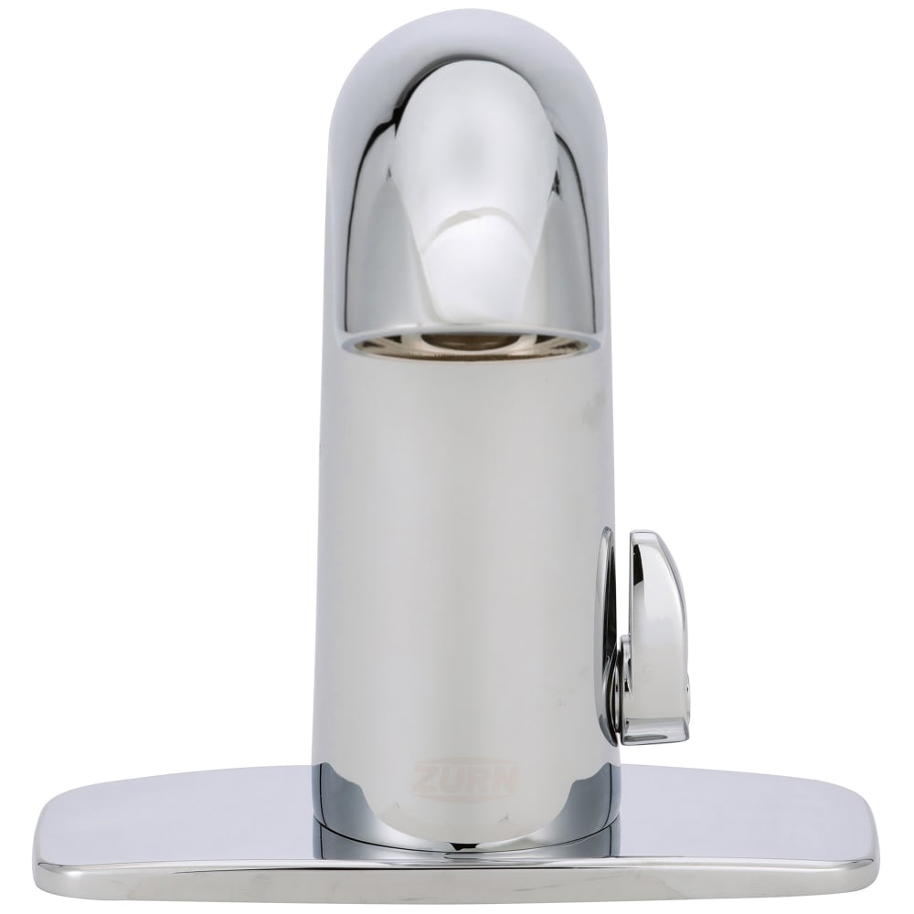 Zurn Industries Z6950-XL-IM-S-CP4-E Deck Mount Sensor Faucet w/ 1.5 gpm Aerator & Integral Mixing Valve - 4" Plate, Chrome