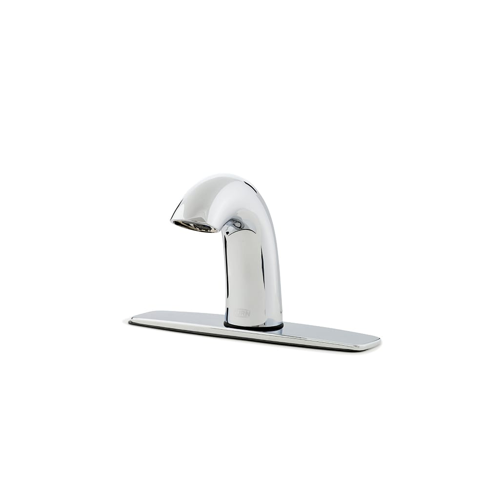 Zurn Industries Z6950-XL-S-CP8-E Deck Mount Sensor Faucet w/ 1.5 gpm Aerator & 8" Cover Plate - Chrome