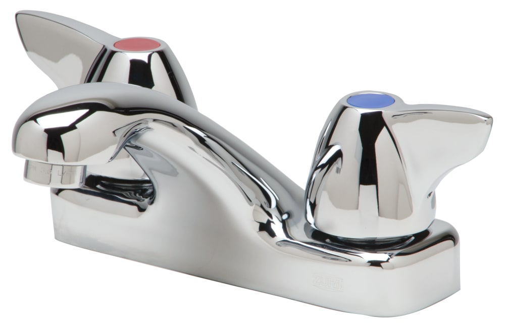 Zurn Industries Z81103-XL-3M Deck Mount Lavatory Faucet w/ 4" Spout & 0.5 gpm Aerator- 4" Centers, Chrome