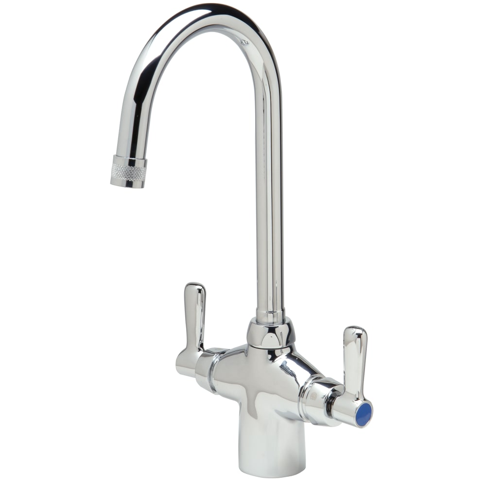 Zurn Industries Z826B1-XL Deck Mount Laboratory Faucet w/ 2.2 gpm Aerator - 5 3/8" Gooseneck Spout