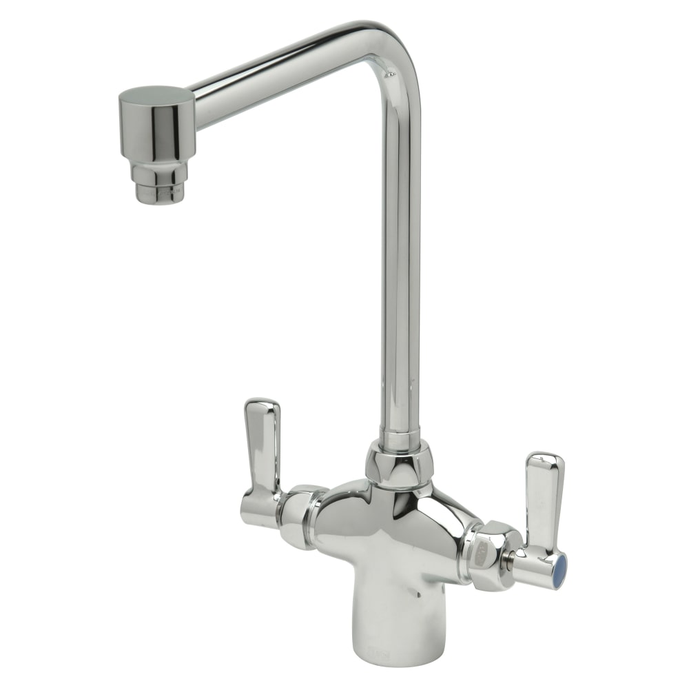 Zurn Industries Z826S1-XL Deck Mount Laboratory Faucet w/ 2.2 gpm Aerator - 8" Bent-Riser Spout