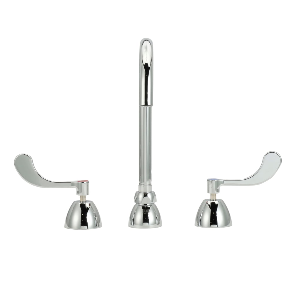 Zurn Industries Z831B4-XL-FC Deck Mount Lavatory Faucet w/ 5 3/8" Gooseneck Spout & 2.0 gpm Laminar Flow - Chrome