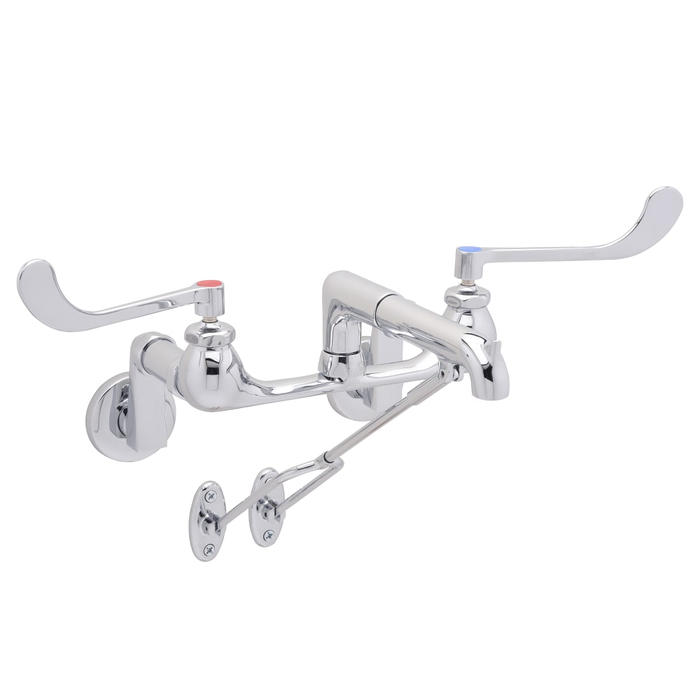 Zurn Industries Z842D6-2XT-LSI Service Sink Faucet, 13" Wall to Outlet Center, Polished Chrome