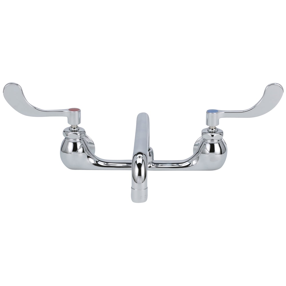 Zurn Industries Z842H4-XL Wall Mount Sink Faucet w/ 12" Swing Spout & 4" Wrist Blade Handles