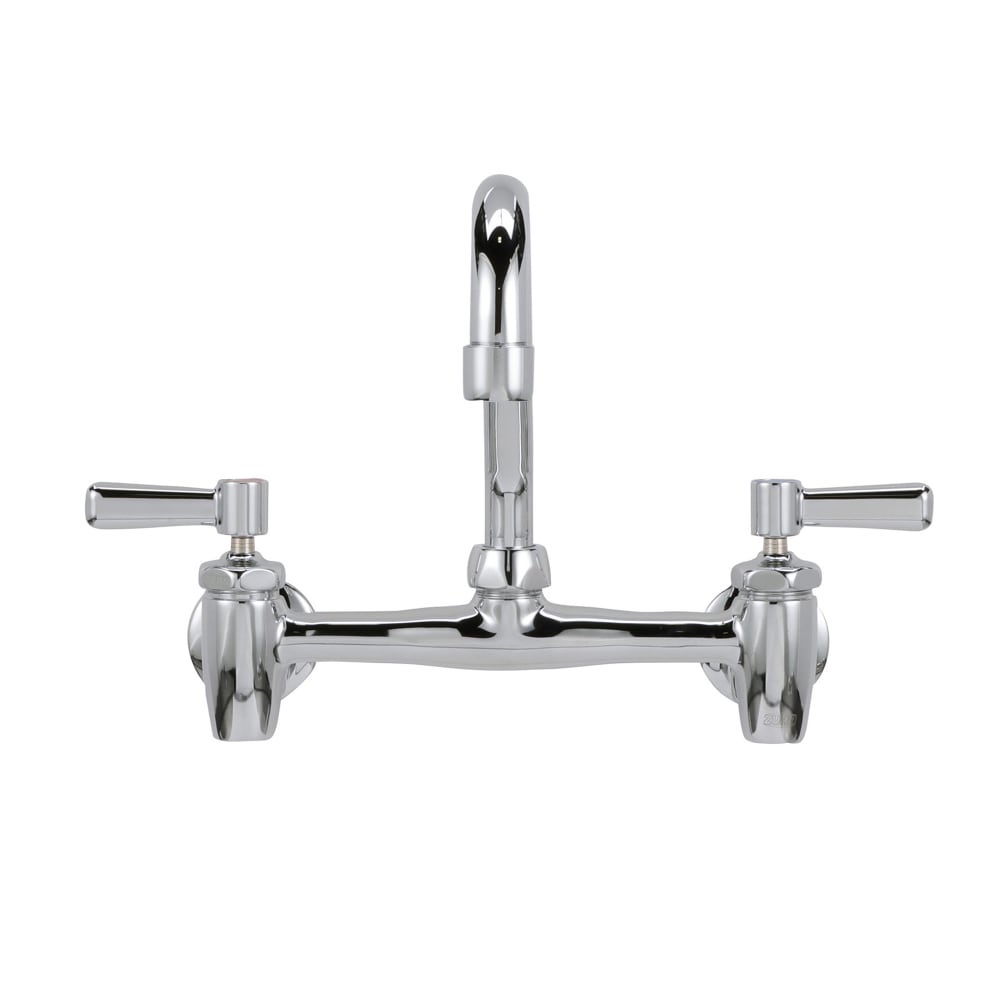 Zurn Industries Z843J1-XL-3F Splash Mount Faucet - 9 1/2" Swing Spout, 8" Centers