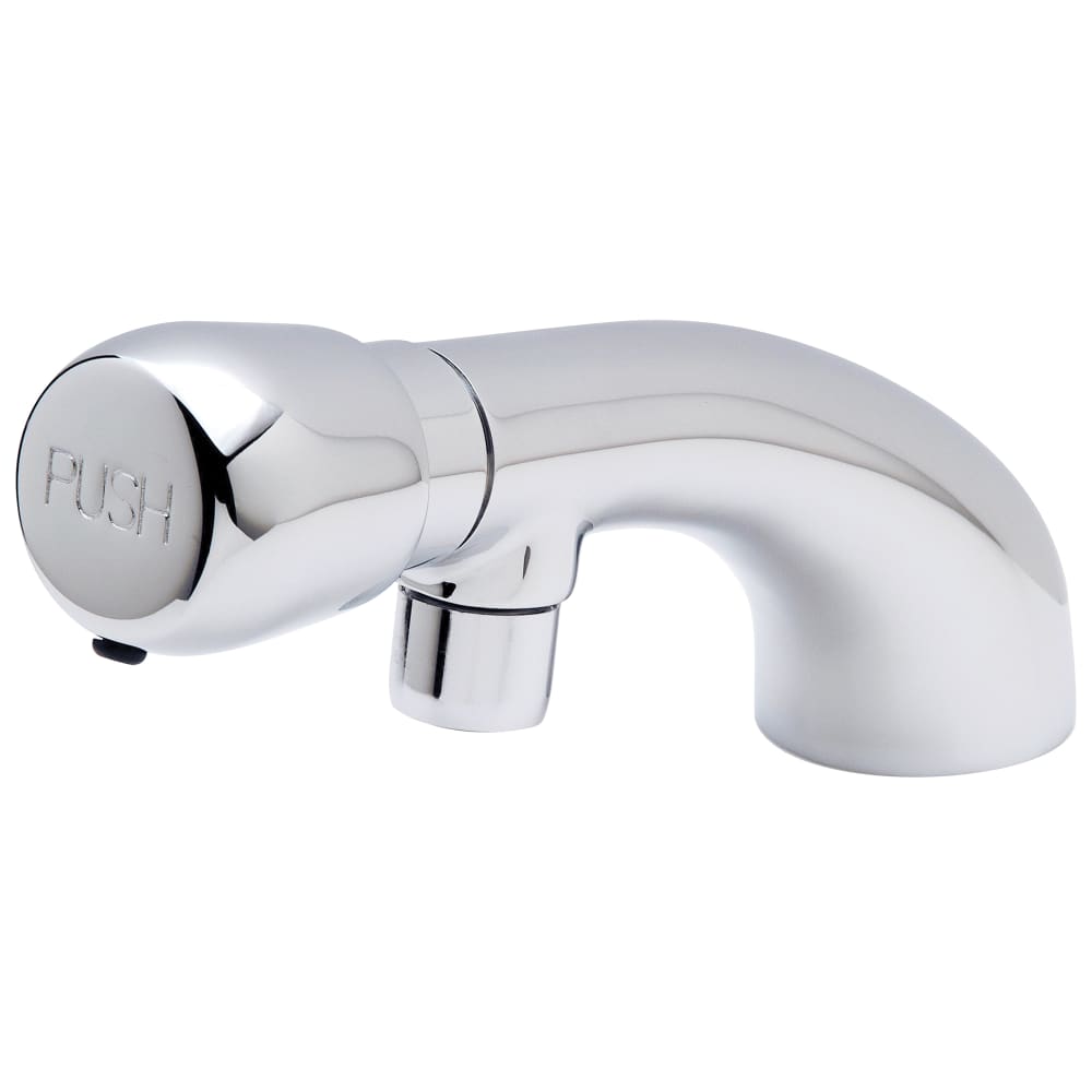 Zurn Industries Z86300-XL Deck Mount Single Metering Faucet w/ Push Button Handle - 1.0 gpm Spray Outlet