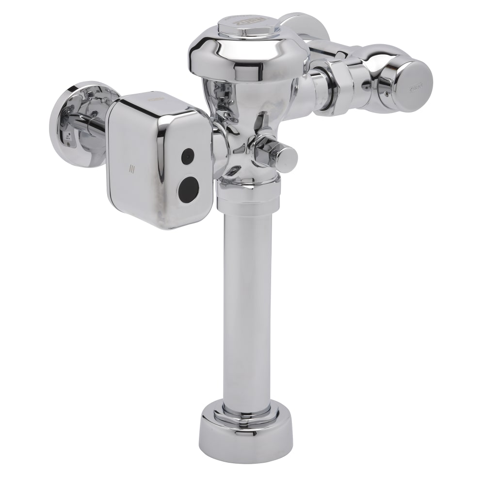 Zurn Industries ZEMS6000AV-HET.0014 Hardwired Sensor Flush Valve for Water Closets - 1.28 gpf, 11 1/2" Rough In, Chrome