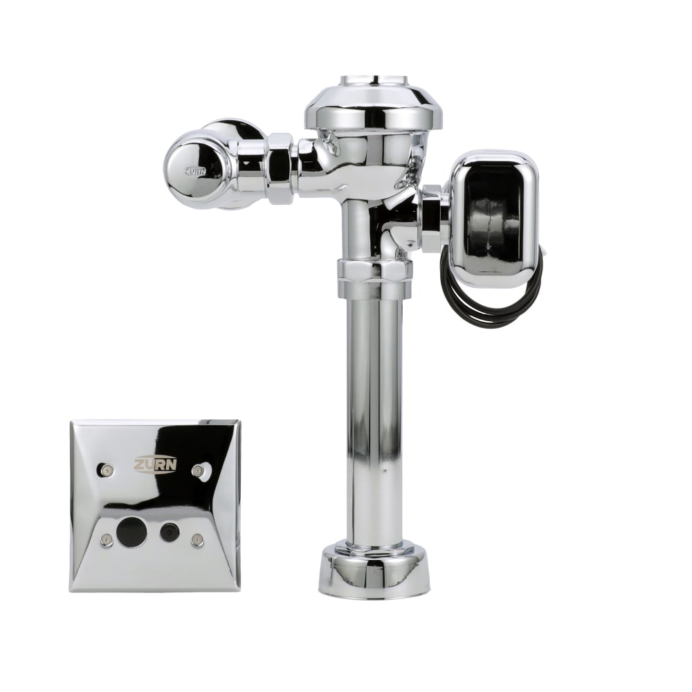 Zurn Industries ZEMS6000AV-WS1-W1 In Wall Hardwired Sensor Flush Valve for Water Closets - 1.6 gpf, 11 1/2" Rough In, Chrome