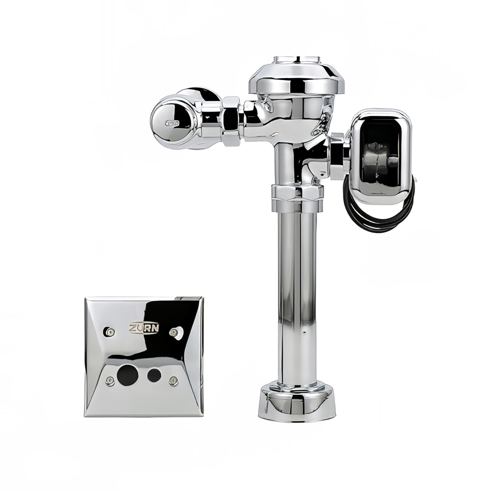 Zurn Industries ZEMS6000PL-HET Hardwired Sensor Flush Valve for Water Closets - 1.28 gpf, 11 1/2" Rough In, Chrome