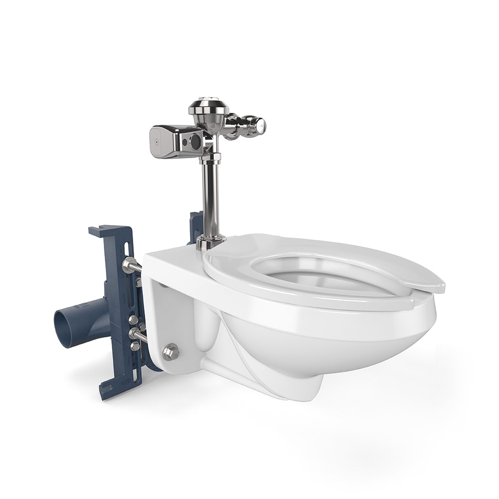 Zurn Industries ZER6000AV-ONE-CPM Automatic Sensor Flush Valve for Water Closets - 1.1 gpf, Chrome Plated Metal Cover