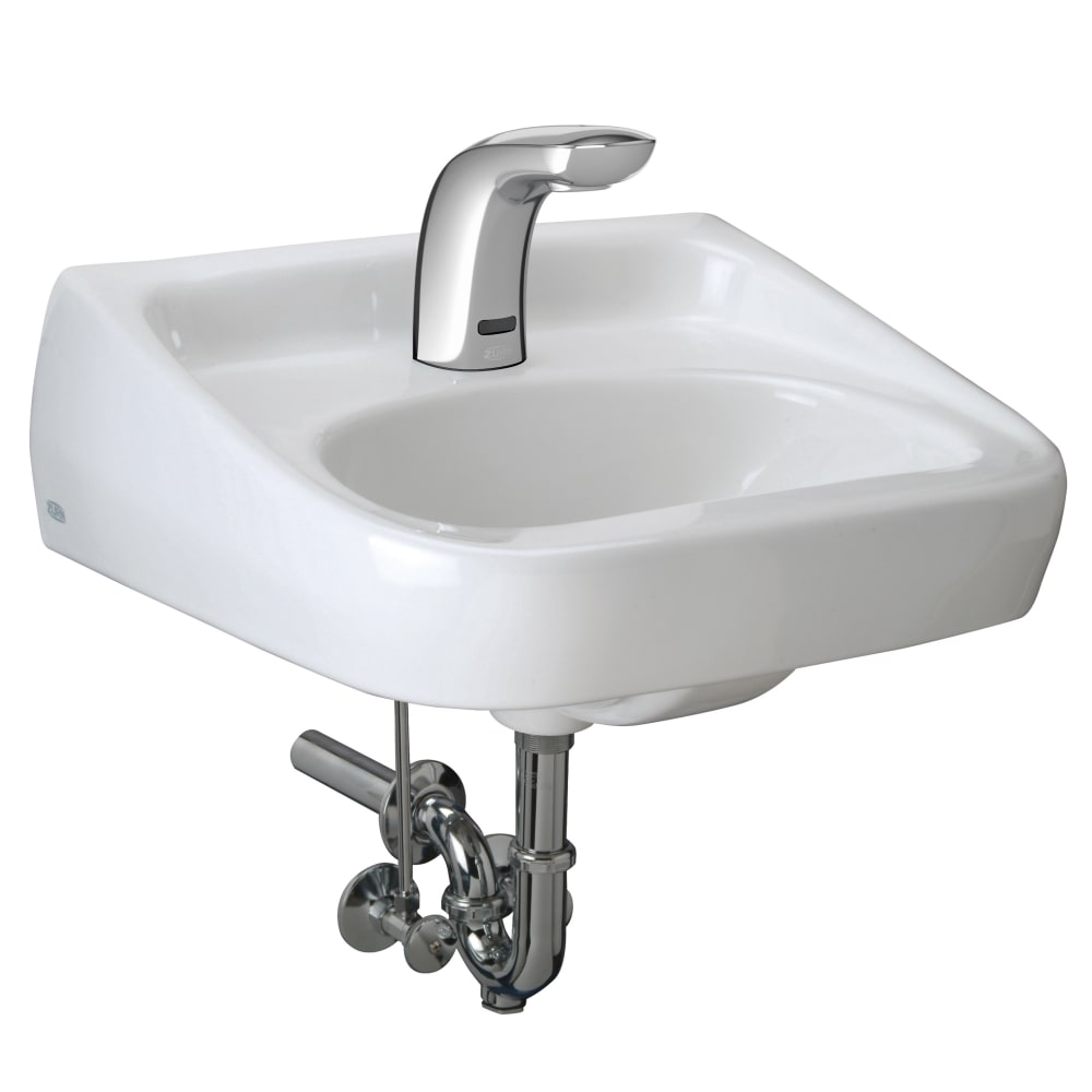 Zurn Industries Z.L2.S Wall Mount Sensor Lavatory System w/ 0.5 gpm & Thermostatic Mixing Valve - 20" x 18"