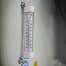 Imbera VRD43 HC BW 54 1/8" Two Section Glass Door Merchandiser - (2) Left/Right Hinge Doors, Black, 115v thumbnail 11