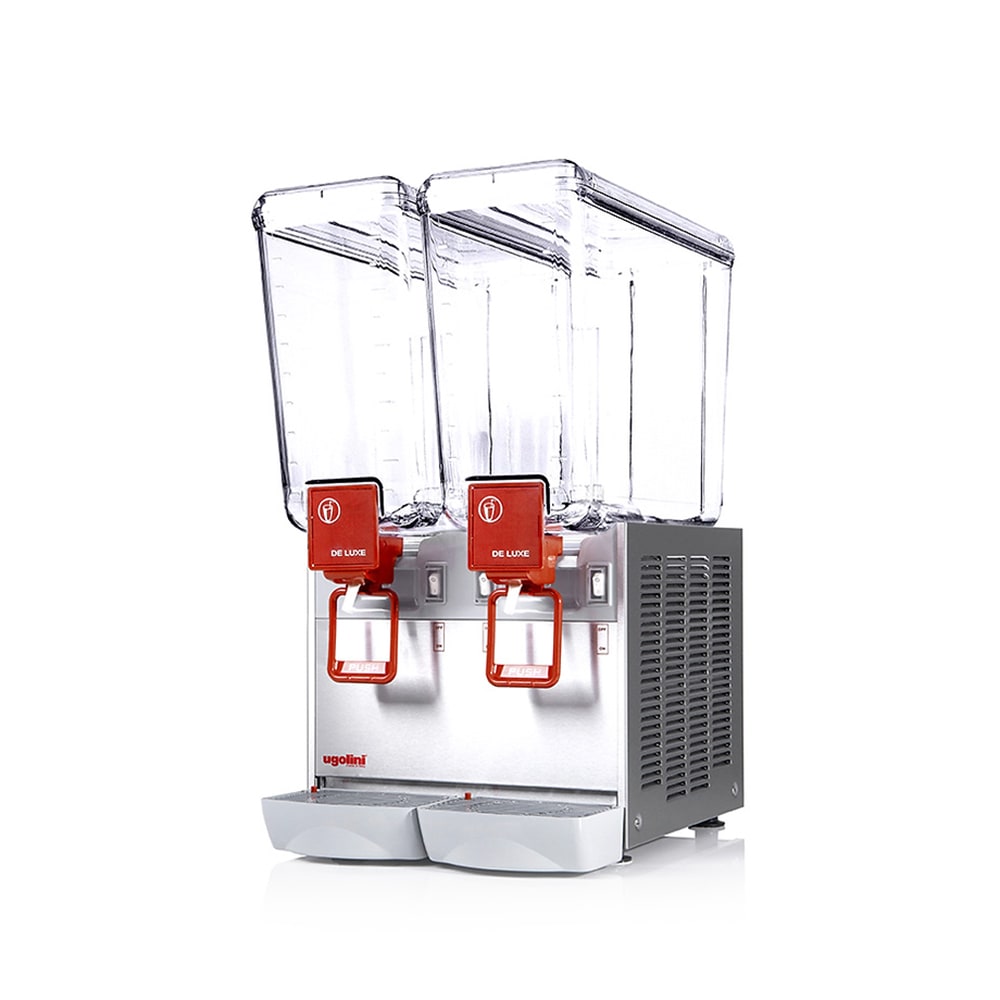 Ugolini UEAD201K0 Arctic Deluxe Refrigerated Drink Dispenser w/ (2) 5 3/10 gal Bowls, Mixing, 115v