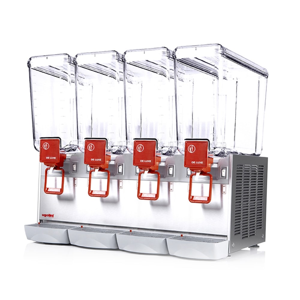 Ugolini UEAD402K0 Arctic Deluxe Refrigerated Drink Dispenser w/ (4) 5 3/10 gal Bowls, Mixing, 115v