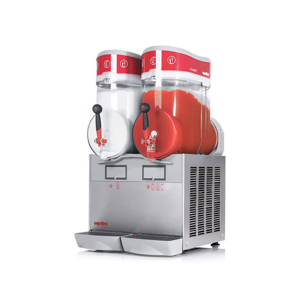 Ugolini UEGT101K0 18 1/10" GIANT Frozen Drink Machine w/ (2) 4 gal Bowls - 115v